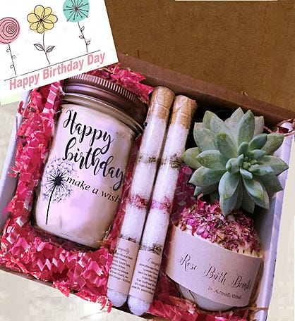 Happy Birthday Succulent Gift Box